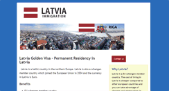 Desktop Screenshot of latvia-immigration.com