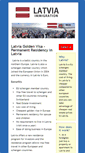 Mobile Screenshot of latvia-immigration.com